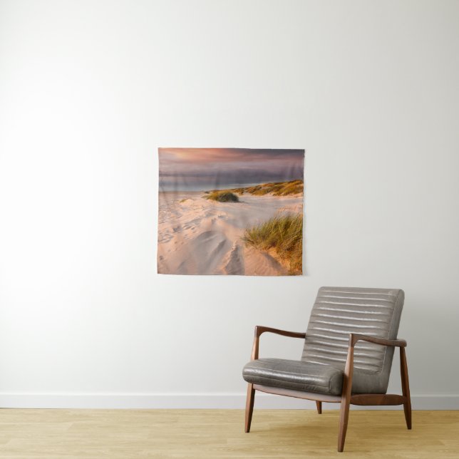 Tapiz Línea costera | Playa Saltum, Dinamarca (In situ (horizontal))