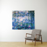 Tapiz Lirios de agua de Claude Monet<br><div class="desc">Lirios de agua de Claude Monet. 
Visite por favor mi tienda para un diseño más interesante y más => bien escogido zazzle.com/iwheels* del color</div>