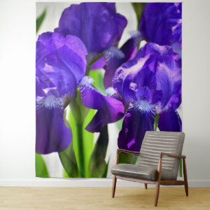Tapiz Lirios Morados Flor de Iris