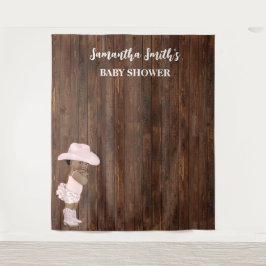 Tapiz Little AA Cowgirl Western Baby Shower