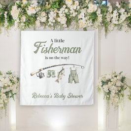 Tapiz Little Fishman Clothesline Fishing Baby Shower