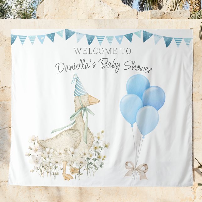 Tapiz Little Goose Boy Baby Shower (Subido por el creador)
