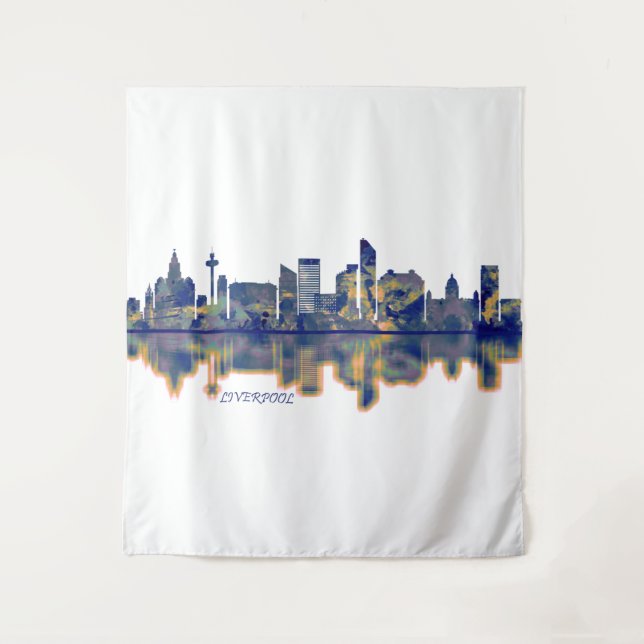 Tapiz Liverpool Skyline (Anverso)