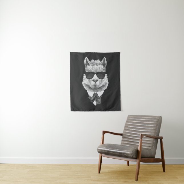Tapiz Llama con clase (In situ)