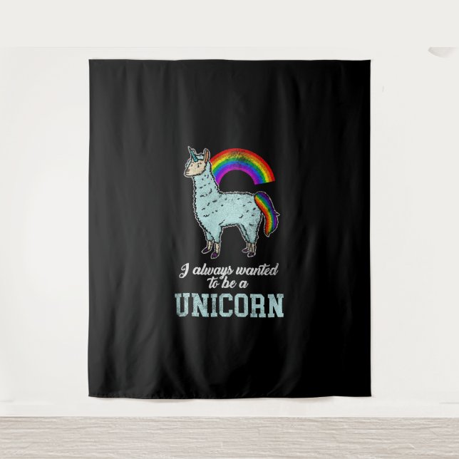 Tapiz Llama de Unicorn (Anverso)