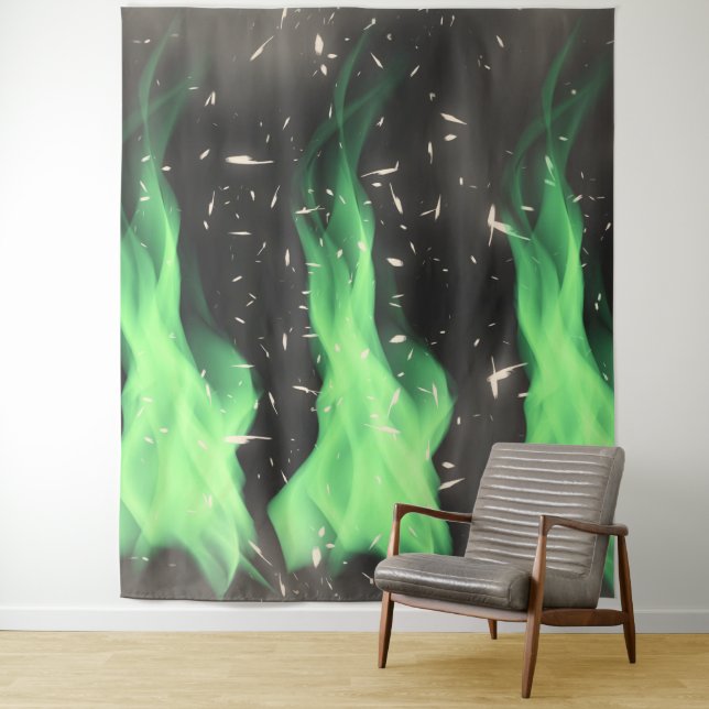 Tapiz Llama verde (In situ)