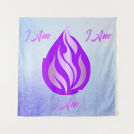Tapiz Llama Violeta Sagrada - Yo Soy
