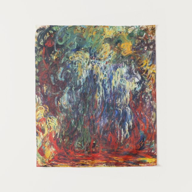 Tapiz Llorando en Giverny (por Claude Monet) (Anverso)