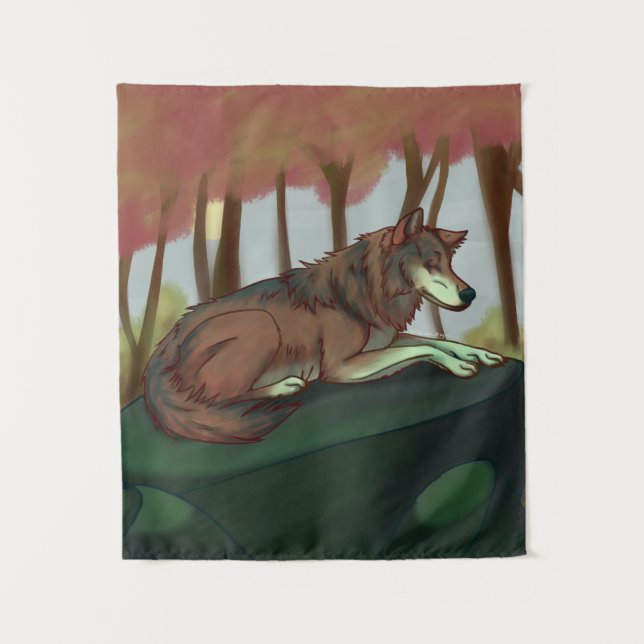 Tapiz Lobo europeo (Anverso)