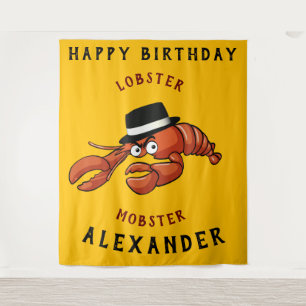 Tapiz Lobster Mobster 🦞 Gangster de Personalizado muy t