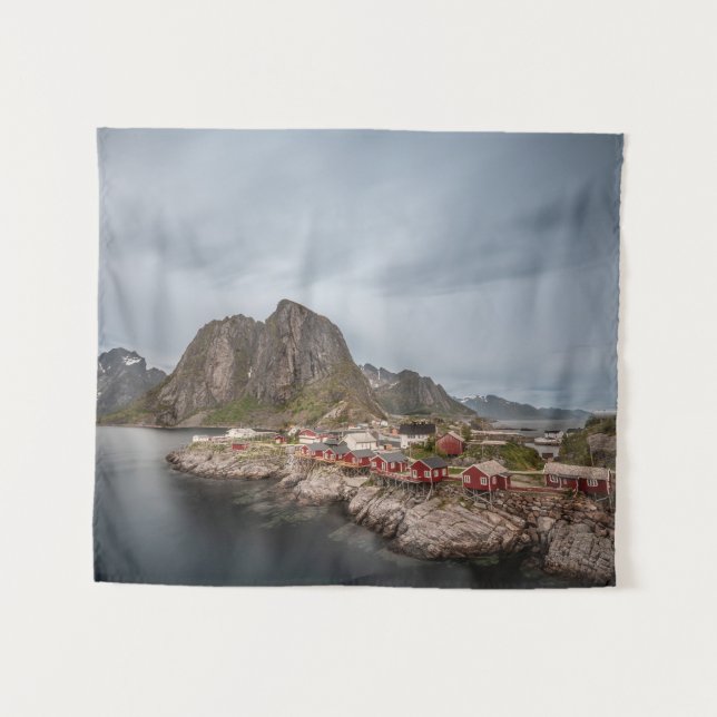 Tapiz Lofoten Noruega (Anverso (horizontal))