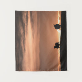 Tapiz Lofoten Sunset Sheep Nature Foto