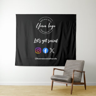 Tapiz Logo de personalizado Vamos a conseguir iconos en 