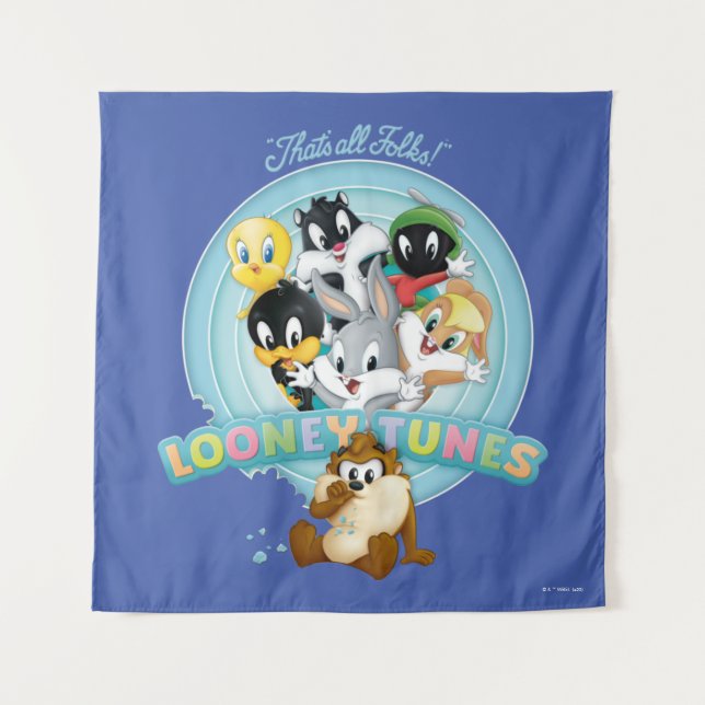 Tapiz Logotipo Baby LOONEY TUNES™ | Todos son personas (Anverso)