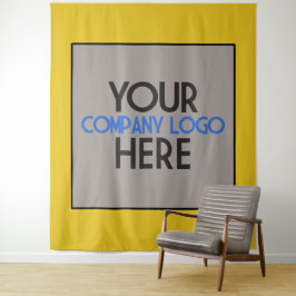Tapiz Logotipo Comercial de Empresa Personalizada Fondo 