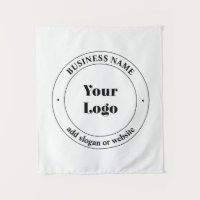 Logotipo comercial y texto promocional | Blanco