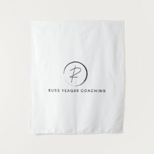 Tapiz Logotipo de firma de coaching de Russ Yeager