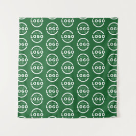 Tapiz Logotipo de la empresa Video Conferencia Telón de