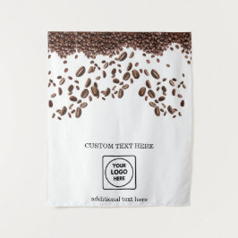 Tapiz Logotipo de la tienda emergente del proveedor de c