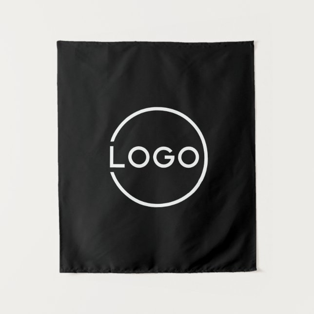 Tapiz Logotipo empresarial personalizado (Anverso)