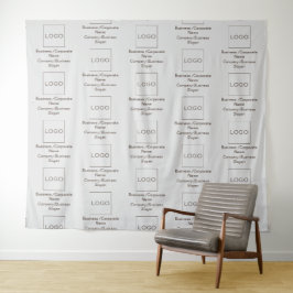 Tapiz Logotipo Eslogan Empresa Marca Corporativa Patrón 