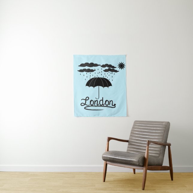 Tapiz Londres el | debajo de un paraguas (In situ)