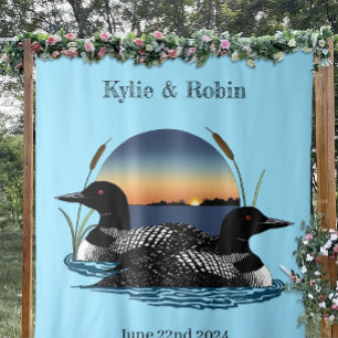 Tapiz Loons Sunset Bleu