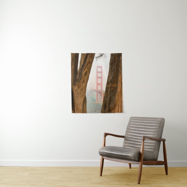 Tapiz Los árboles de puente Golden Gate el | de pasan (In situ)