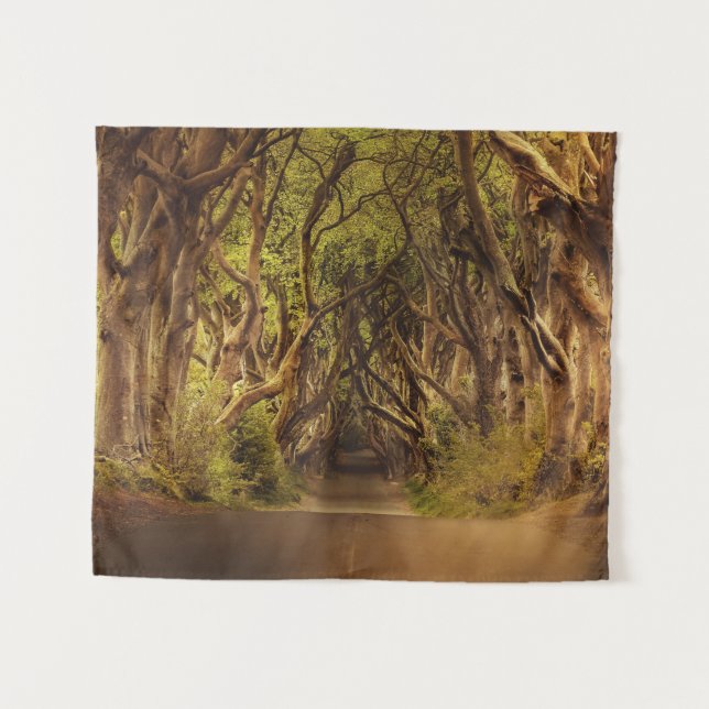 Tapiz Los cobertizos oscuros, Irlanda del Norte (Anverso (horizontal))