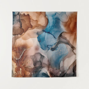 Tapiz Los colores de la tinta alcohólica son translúcido