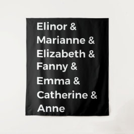 Tapiz Los héroes de Jane Austen I