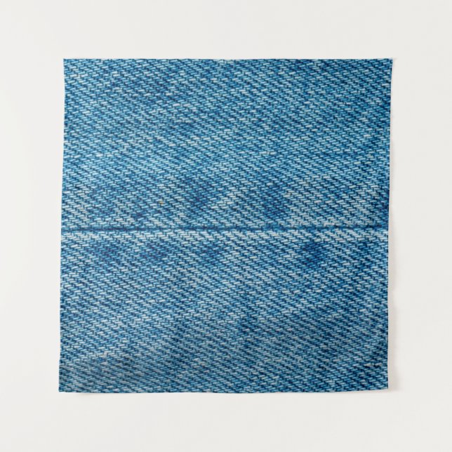 Tapiz Los jeans cierran el fondo. Denim coser. Azul f (Anverso)