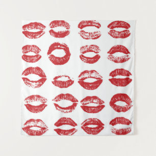 Tapiz Los labios de las mujeres. Aislamiento de labios d