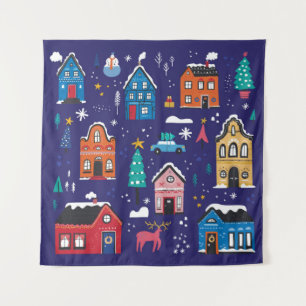 Tapiz Los Navidades más bonitos albergan ilustraciones p