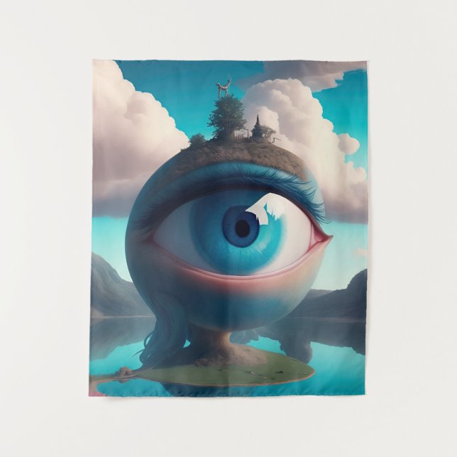 Tapiz Los Ojos Te Miran (Anverso)