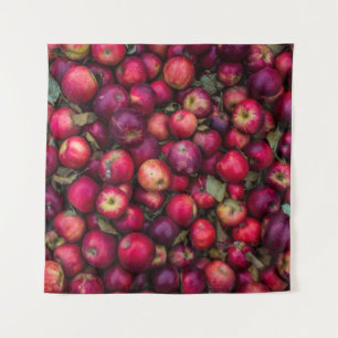 Tapiz Lote de manzanas rojas