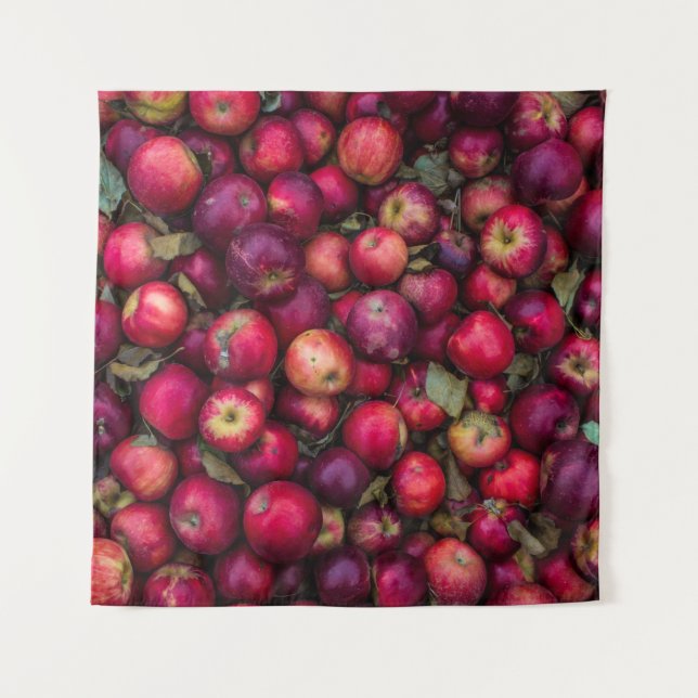 Tapiz Lote de manzanas rojas (Anverso)