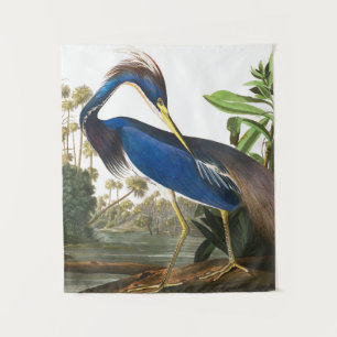 Tapiz Louisiana Heron por John James Audubon