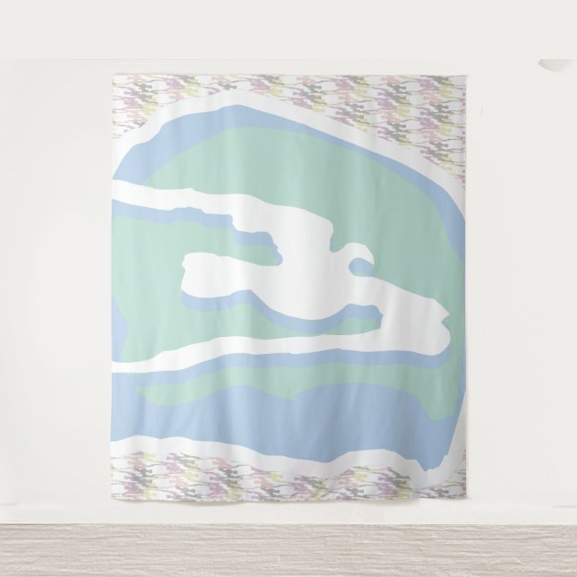 TAPIZ LOVE DOVE FLORA(PEACE) BY MASANSER (Anverso)