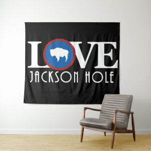 Tapiz LOVE Jackson Hole Wyoming