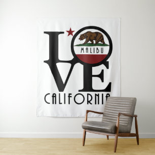 Tapiz LOVE Malibu California