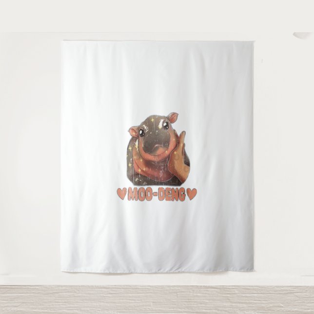 Tapiz Love Moo Deng T-Shirt (Anverso)