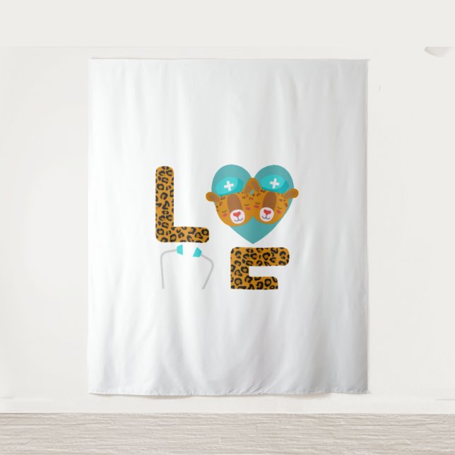 Tapiz Love Nurse Life Cheetah 5 (Anverso)