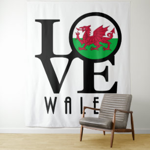Tapiz LOVE Wales