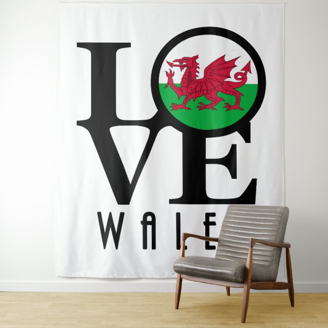 Tapiz LOVE Wales (In situ)