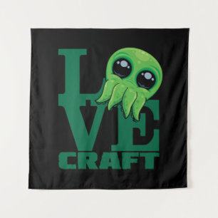 Tapiz Lovecraft Baby Cthulhu Design - Spooky Cute Love