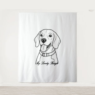 Tapiz Lovely Beagle