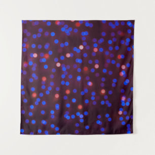 Tapiz Luces de navidad, fondo festivo, borroso.