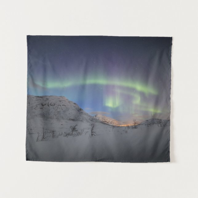 Tapiz Luces del Norte de Noruega (Anverso (horizontal))