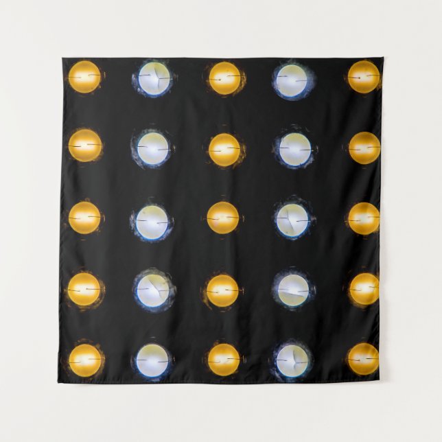 Tapiz Luces LED, cerrar fondo abstracto. (Anverso)